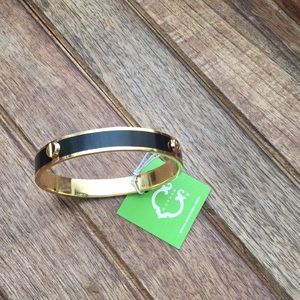 Black and Gold Tone Bangle